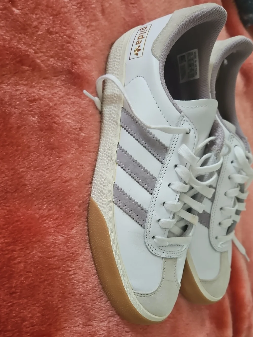 adidas Nora Gazelle ADV Skate Shoes White Soft Vision  Men’s 5.5 / Women’s 6.5